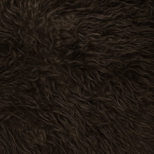 Kunstfell - Curly - brown