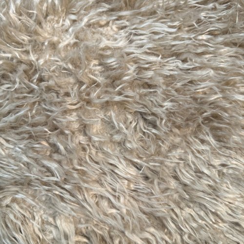 Kunstfell - Curly - taupe