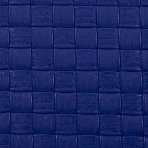 Kunstleder - Venus - Flechtoptik - royalblau - Swafing
