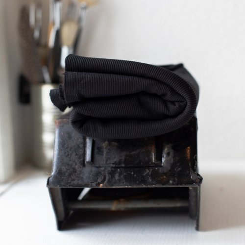 Bio Bündchen - 2x1 - Rib - black - Mind the Maker