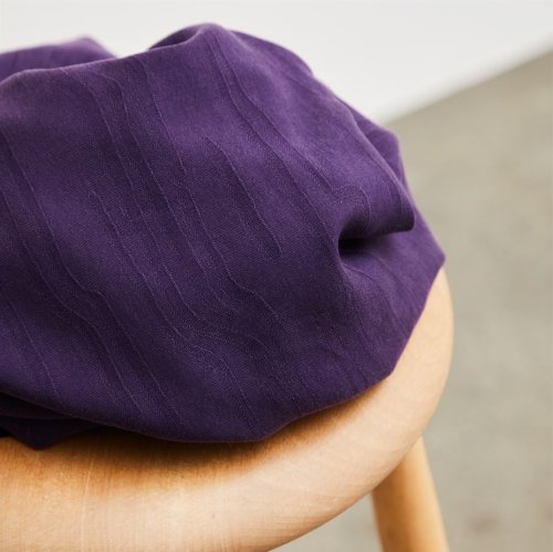 Lane Jacquard mit TENCEL™ - purple night - meetMilk