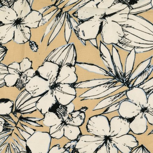 Leinen Viskose - Vera - sand