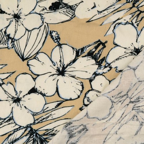Leinen Viskose - Vera - sand