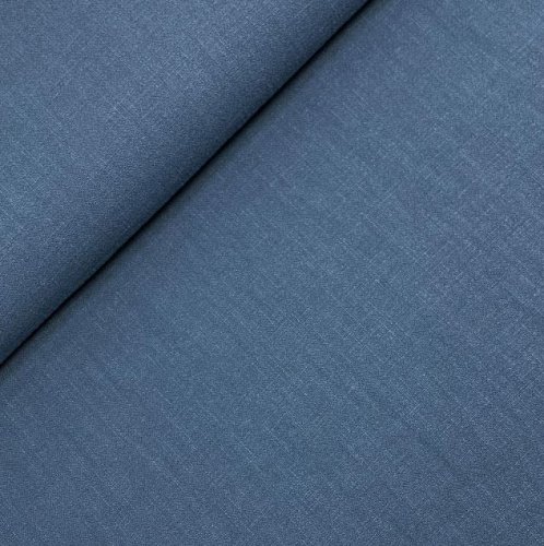 Preview: RESTSTÜCK 0,70m !!! - Leinen - stonewashed - dark jeans