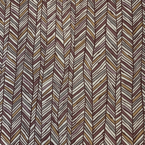 Preview: Canvas Leinenlook - Fischgrät - beige