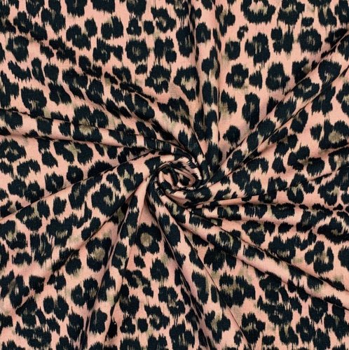 Preview: RESTSTÜCK 0,50m !!! - French Terry - Leo Fuzzy - blush