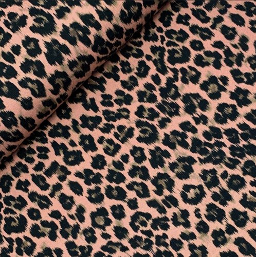 RESTSTÜCK 0,80m !!! - French Terry - Leo Fuzzy - blush