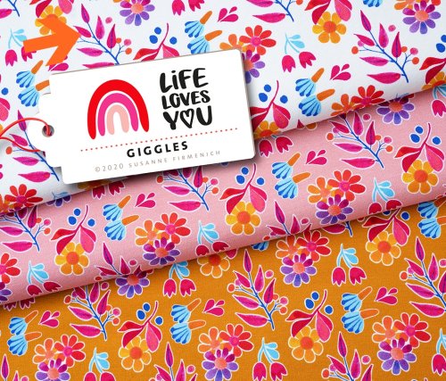 Bio Sweat - Giggles - Col.1 - naturweiss - Life Loves You - Hamburger Liebe - Albstoffe