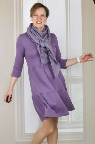 Preview: RESTSTÜCK 1,30m !!! - Light Terry Sweat mit TENCEL™ - mauve - meetMilk