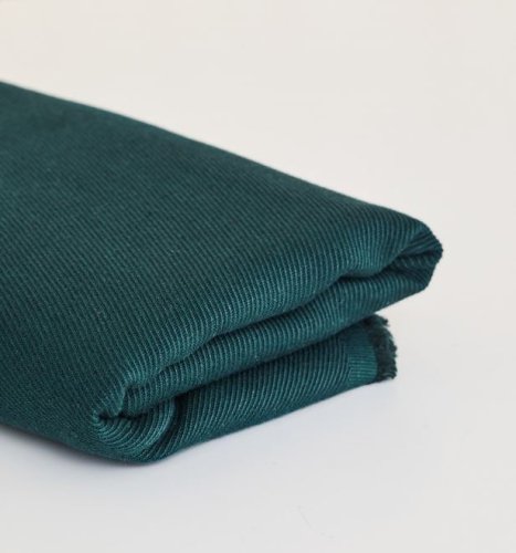 RESTSTÜCK 1,10m !!! - Linen Cotton Twill - bottle green - Mind the Maker
