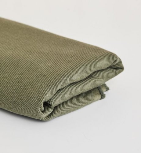 Linen Cotton Twill - olive green - Mind the Maker