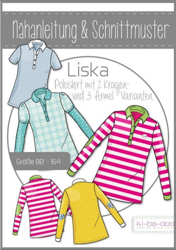 Papierschnittmuster - Liska - Poloshirt - Kinder - Kibadoo