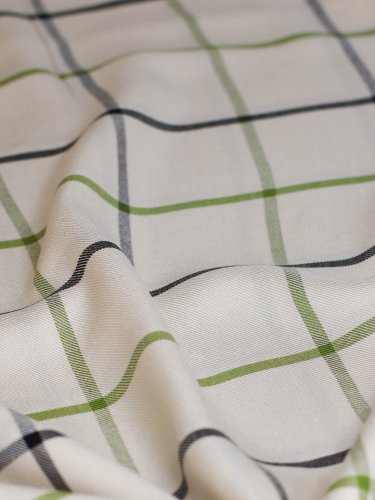 Viskose mit Livaeco™ Fasern - Tino Grid - shell/tea green - meetMilk