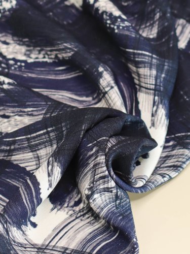 Viskose mit LENZING™ ECOVERO™ Fasern - Bea Brush - dark navy - meetMilk