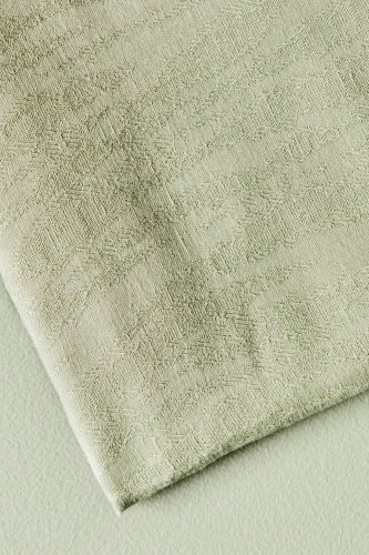 Preview: RESTSTÜCK 0,90m !!! - Hoya Jacquard Linen Blend mit TENCEL™ - soft mint - meetMilk