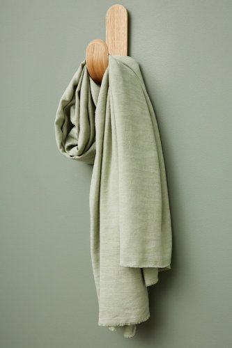 Preview: RESTSTÜCK 0,90m !!! - Hoya Jacquard Linen Blend mit TENCEL™ - soft mint - meetMilk
