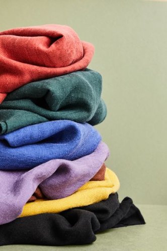 RESTSTÜCK 0,90m !!! - Hoya Jacquard Linen Blend mit TENCEL™ - soft mint - meetMilk