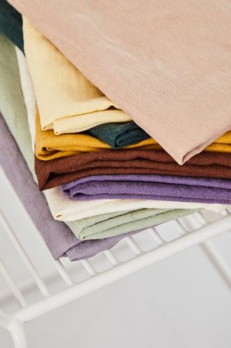 RESTSTÜCK 50cm !!! - Hoya Jacquard Linen Blend mit TENCEL™ - warm sand - meetMilk