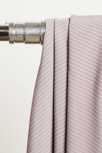 Preview: RESTSTÜCK 1,10m !!! - Two Tone Slim Stripe mit TENCEL™ - purple haze - MeetMilk