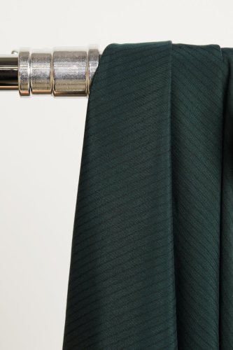 RESTSTÜCK 1.60cm !!! - Two Tone Slim Stripe mit TENCEL™ - deep green- MeetMilk