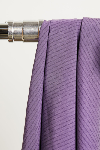 Preview: RESTSTÜCK 0,70m !!! - Two Tone Slim Stripe mit TENCEL™ - mauve - MeetMilk