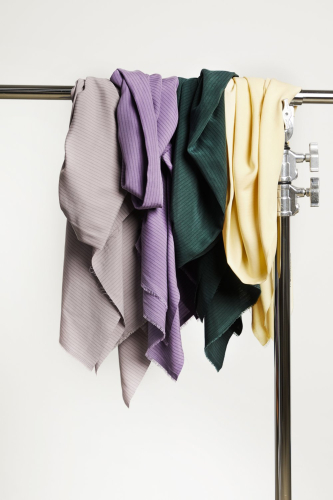 RESTSTÜCK 0,70m !!! - Two Tone Slim Stripe mit TENCEL™ - mauve - MeetMilk