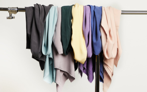 RESTSTÜCK 0,70m !!! - Two Tone Slim Stripe mit TENCEL™ - mauve - MeetMilk