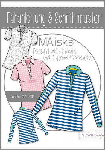 Papierschnittmuster - MAliska - Poloshirt - Kibadoo