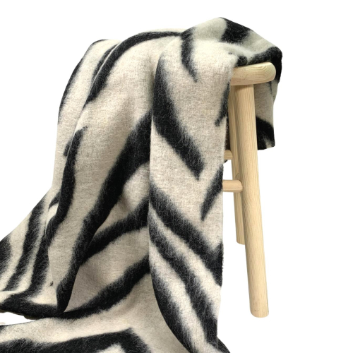 RESTSTÜCK 1,00m !!! - Mantelstrick - Wool - Zebra