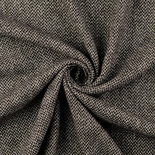 Manteltweed - Lupita - schwarz