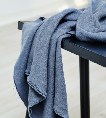 Mara Linen Blend mit TENCEL™ - dusty blue - meetMilk