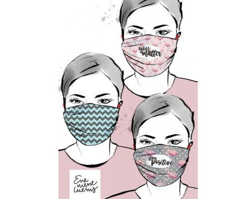 Bio Webware - Bingo Flamingo Masken - Lillestoff