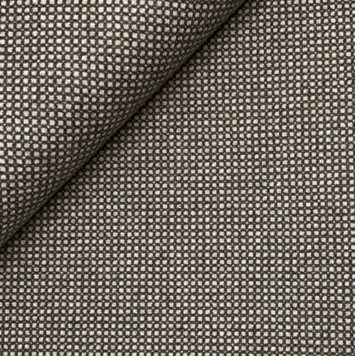 Preview: RESTSTÜCK 1,50m !!! - Tweed - Matteo - schlamm/naturweiß - made in Italy