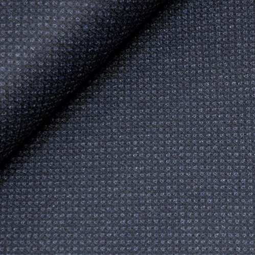 Tweed - Matteo - schwarz/dunkelblau - made in Italy