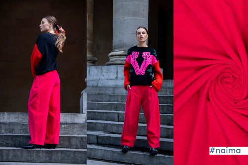 Feincord - washed - red - Fibremood
