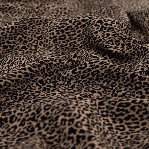 Jacquard - Leopard - Melia - sand/black
