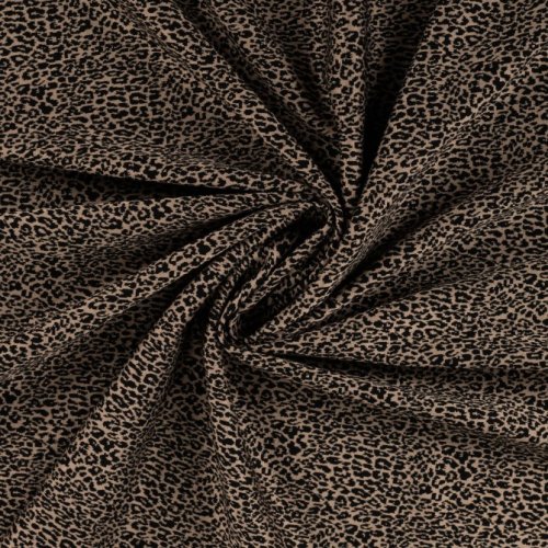 Jacquard - Leopard - Melia - sand/black
