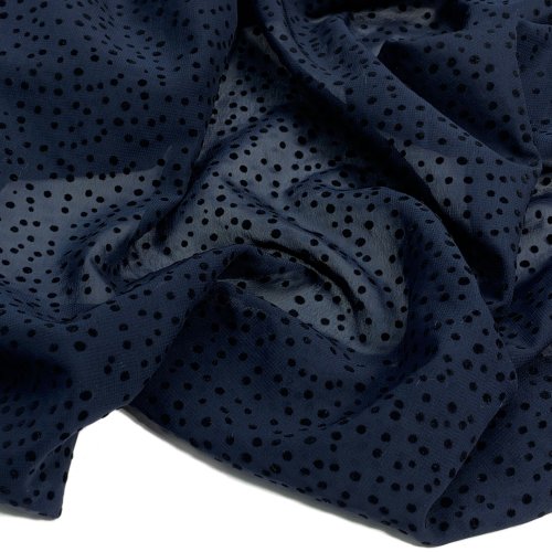 Mesh Flock - Punkte - navy/black