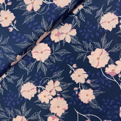 Baumwolle - Midnight Garden - Flowerette - Art Gallery Fabrics