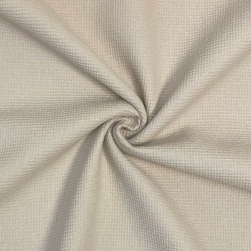 RESTSTÜCK 1m !!! - Waffelpique - Mini - beige