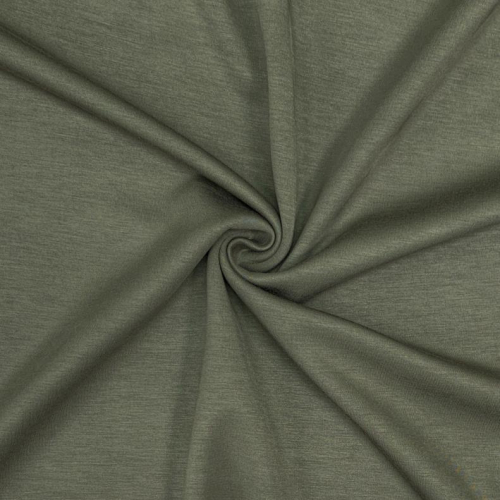 Preview: RESTSTÜCK 0,80m !!! - Modal Heavy Jersey - uni - olive