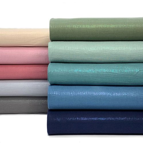 RESTSTÜCK 70cm !!! - Musselin - Glitter - indigo