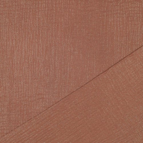 Musselin - Glitter - cognac