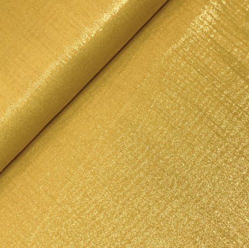 Preview: RESTSTÜCK 0,60m !!! - Musselin - Glitter - ochre