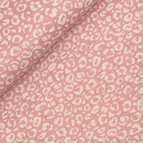 RESTSTÜCK 0,90m !!! - Doubleface Musselin - Leo - Semere - rosa/ecru