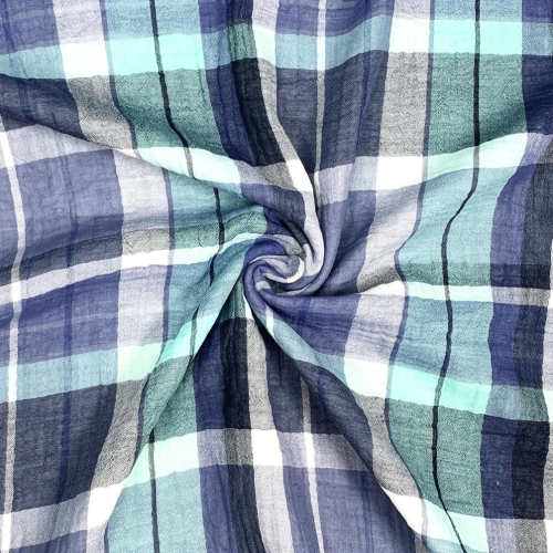 Preview: RESTSTÜCK 1,40m !!! - Musselin - Karelle - denim
