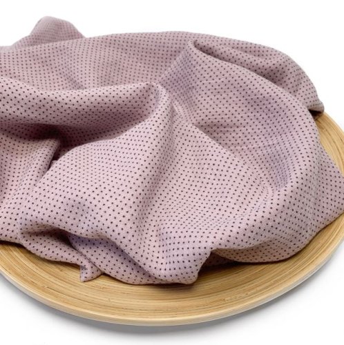 B-Ware !!! - Musselin - Mini Dots - old pink