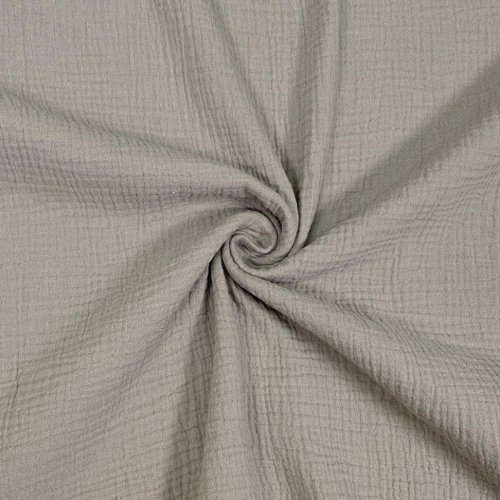 Musselin - Nature uni - taupe