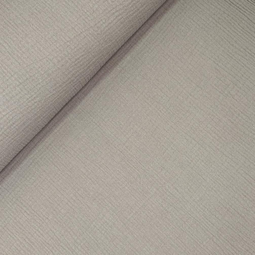 Preview: RESTSTÜCK 2,00m !!! - Musselin - Nature uni - taupe