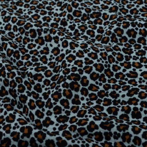 Musselin - Rostam Leo - dark dusty mint